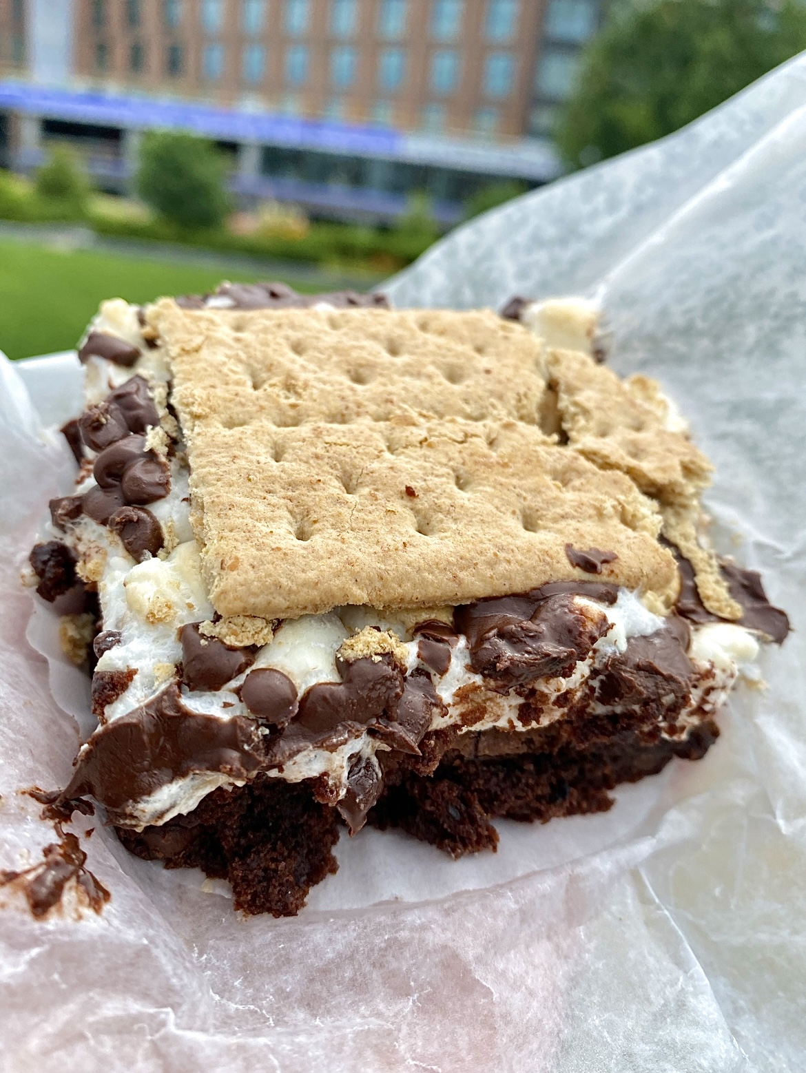 S'mores Brownie from Bova's Bakery in Boston, Ma